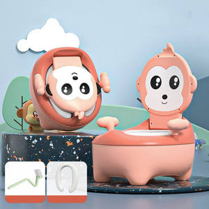 <span class=keywords><strong>Vasino</strong></span> portatile per bambini ingrandito bagno con bracciolo cartone animato animale modello materiale plastico per bambini e neonati - Product Image 3
