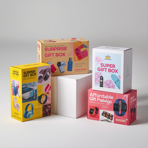 Caja de productos inteligentes de lujo para niños, tableta de aprendizaje de clase S, reloj para niños, altavoz Bluetooth, probabilidad de premio de escuela secundaria - Product Image 2