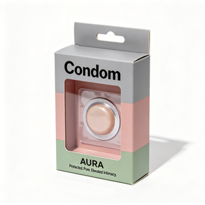 Boîte d'emballage en carton ondulé <span class=keywords><strong>de</strong></span> qualité supérieure avec impression <span class=keywords><strong>de</strong></span> logo personnalisée, préservatifs masculins, boîte d'emballage cadeau personnalisée pour usage intime - Product Image 5