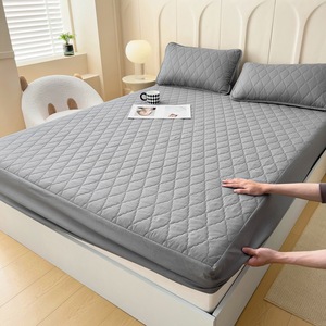 Chần chống thấm nước được trang bị nệm bảo vệ Bìa TPU hai lớp chống nước tiểu chống trượt đầy đủ tấm ga trải giường - Product Image 1