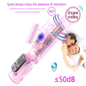 Hot Sale Dual Motor Waterproof Electric <strong>Rotating</strong> Head Beads <strong>G</strong>-<strong>spot</strong> <strong>Vibrators</strong> Dildo Sex Toys <strong>Rabbit</strong> <strong>Vibrator</strong> for Women - Product Image 2