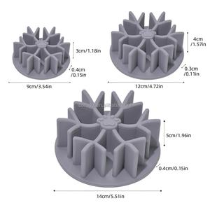 Tapis de puzzle anti-étouffement en silicone souple écologique pour ralentir la consommation, bol pour chien anti-étouffement, insert en silicone - Product Image 3