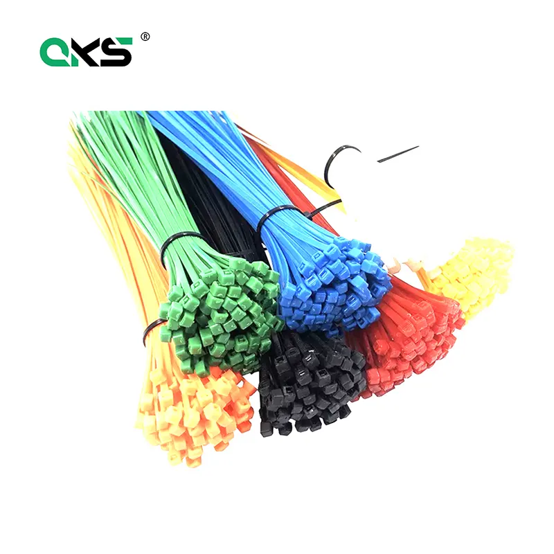 Brida de nylon 3,6*200 autoblocante multicolor fuerte estándar plástico zip lazos envuelve Elf-bloqueo Zip lazos fábrica