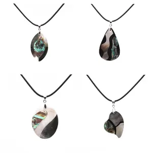 Handgemachte natürliche Abalone Shell Halskette für Frauen Anhänger Shell Schmuck Geburtstags geschenk für Sie