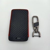 Keyyou-ensemble de housses de clé de voiture en cuir, Style Fiber de carbone, pour Renault TALISMAN CAPTUR, Espace, Clio, Megane, Koleos, Kadjar, scenic 4 2016 — 2019