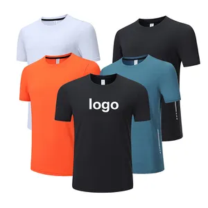 Heren Workout T-Shirts Snel Droog Atletisch Vocht Wicking Performance Shirt Voor Hardloopgym