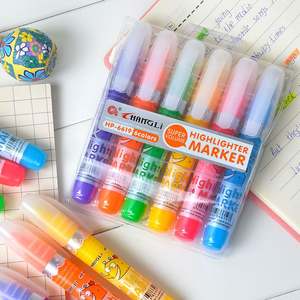 Juego de papelería para la vuelta a la escuela, rotulador fluorescente personalizado, color pastel, rotuladores - Product Image 5