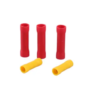 SUNJ high quality Butt Splice short type Vinyl full Insulated joints Electrical Wire Connector manufacture wholesale