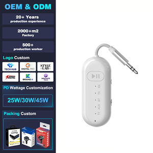 Émetteur portable mains libres avec port AUX, antenne intégrée, transmission longue distance, double connexion - Product Image 2