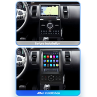 CARUPEZ Head Unit Stereo Mobil Android 9.7 inci dengan GPS Terintegrasi dan Kamera Mundur untuk Ford Taurus 2011-2019 Model Vertikal Tesla 8 Core