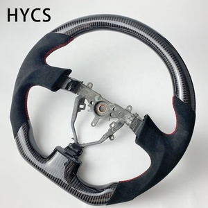 Accessoires intérieurs pour voitures de course JDM, personnalisation du volant en fibre de carbone pour les modèles WRX STI - Product Image 2