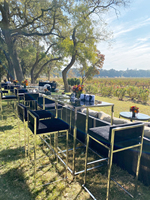 Table de Cocktail de Luxe de Haute Qualité pour Événements de Mariage, Table Haute en Acier Inoxydable pour Hôtel, Location de Mariage