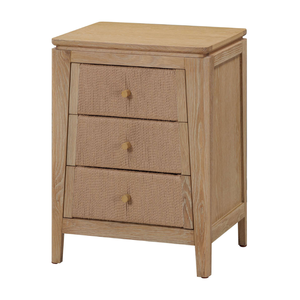 Hot Seller <b>Bedside</b> Promotional Bedroom Furniture Sustainable Oak/Pine/Acacia Solid Wood Vietnam Factory - Product Image 1