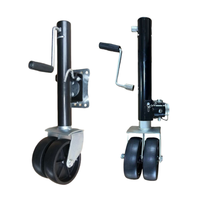 Cric de remorque marine pour bateau de 450 kg à 900 kg avec poignée latérale/supérieure et roue