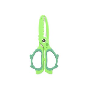 Tijeras para niños Chen Guang, diseño de dinosaurio con mango suave para manualidades infantiles de 7 a 12 años, tijeras de seguridad de plástico de 127 mm - Product Image 1