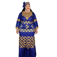 Robes Kaftan élégantes pour femmes africaines, grande taille, brodées, col en V, manches courtes, pour les fêtes, les événements culturels et les tenues décontractées