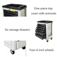 Chariot d'outils de réparation mobile à 6 niveaux pour ateliers de réparation automobile DS-6 DRSD