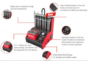 Smartsafe-máquina de limpieza de <span class=keywords><strong>inyectores</strong></span> automotrices, probador de limpiador de <span class=keywords><strong>inyectores</strong></span> CNC 602A CNC603A - Product Image 6
