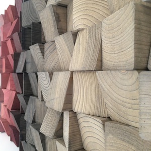 Büyük geometrik mozaik ahşap oyma duvar dekor ahşap sanat parçası heykel yapıt rustik ahşap mozaik boyama duvar sanatı asılı - Product Image 5