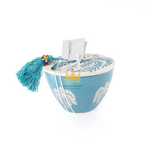 ตะกร้าเก็บของทรงกลมทันสมัย ทำด้วยมือจากวัสดุธรรมชาติ ผลิตในเวียดนาม ออกแบบมาเป็นพิเศษเพื่อเป็นมิตรกับสิ่งแวดล้อม เหมาะสำหรับเทศกาลรอมฎอน - Product Image 2