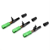 Conector rápido de fibra óptica SC/APC/UPC FTTH Conector rápido de fibra óptica para cable de bajada Modo de fibra SM/MM