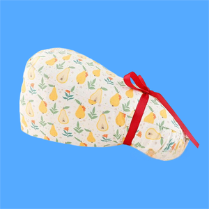 Bandeau respirant unisexe imprimé mignon pour turban bonnet de travail bonnet de gommage dentaire avec bouton réglable pour une utilisation ambulatoire - Product Image 5
