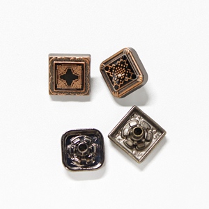 金属纽扣 豪华环保锌合金牛仔裤按扣 OEM ODM 高品质优质复古西装纽扣 方形圆形 - Product Image 5