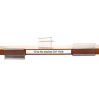 Étagères en bois porte-étiquettes porte-étiquette de magasin de détail non marquant support d'affichage Clip Pvc pince porte-étiquette de prix