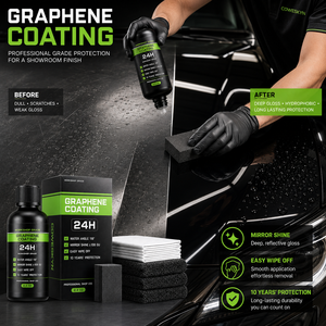 Revêtement au graphène 24H 1000ml 118 °   Protection de peinture automobile 10 ans Water Angle Mirror Shine 108GU, facile à nettoyer - Product Image 3