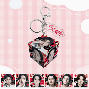 Porte-clés <span class=keywords><strong>cube</strong></span> magique ARIRANG 35 mm, best-seller, pendentif, cadeau gratuit pour les fans des K-Pop, porte-clés Bangtan Boys, breloques - Product Image 6