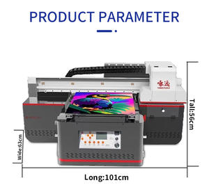 Профессиональное производство TX800 UV LED 3D струйный принтер A3 компактный планшетный коммерческий печатный станок цифровой трубный принтер - Product Image 2