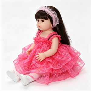 Muñeca Bebé Reborn Personalizada, Muñeca Realista de Vinilo con Relleno de Algodón PP, Altura de 31cm-50cm, para Niñas - Product Image 5