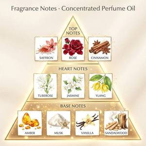 Orientalisches Blumen-Rosen-Safran Konzentriertes Parfümöl Großhandel Duftöl für Parfümherstellung Diffusor Kerze Seife - Product Image 2