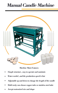 High Capacity Semi-Automatic Industrial <b>Candle</b> Making Machine with 640-1600 Pcses Per Hour Efficiency - Product Image 5