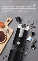 Cafetera Portátil Mini de Plástico con Alimentación USB de Alto Voltaje para Cápsulas Individuales, para Uso en Automóviles, Hoteles y Hogares, Color Negro 1