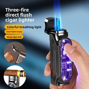 Allumage portable Allume-cigare multifonctionnel en métal Allume-cigare haute puissance Briquet de <span class=keywords><strong>charge</strong></span> domestique - Product Image 2