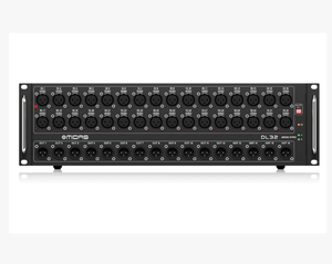 DL32 Caja de escenario de 32 entradas y 16 salidas con preamplificadores de micrófono Midas, interfaz óptica ADAT y mezclador digital multicore para rack - Product Image 4