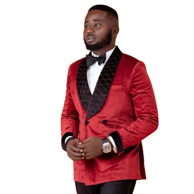 Costume 3 Pièces Homme Velours Châtaignier - Taille 50R - Neuf Avec étiquette