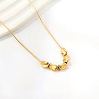 Collar con Colgante de Alien Personalizado, Chapado en Oro, de Acero Inoxidable, con Forma Irregular