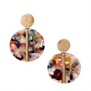 Parure de Boucles d'Oreilles Exclusives pour Femme 2026, Plaqué Or, en Résine, Design Superbe et Tendance avec Perles et Diamants, Idéale pour les Fêtes - Product Image 6