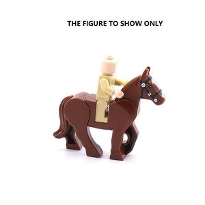 لعبة قطع البناء والبناء البلاستيكية التعليمية لحصان الحرب العالمية الثانية وأسلحة الحرب لعبة الجنود للأطفال - Product Image 4