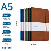 Carnet à couverture rigide en tissu PU de haute qualité en stock pour usage quotidien au bureau et en voyage d'affaires – Fabrication en usine