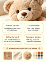 Coussin en peluche personnalisé en forme d'animal mignon, oreiller corporel en velours doux, coussin rembourré avec logo personnalisé pour canapé, lit, cadeaux