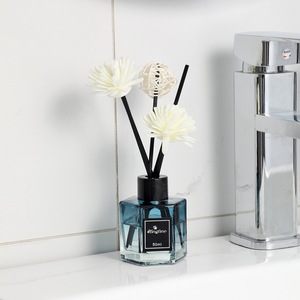 Difusor <span class=keywords><strong>de</strong></span> Aromaterapia sin Llama <span class=keywords><strong>de</strong></span> 50 ml, Botella Hexagonal con Degradado <span class=keywords><strong>de</strong></span> Color, con Varillas Difusoras, Ambientador para Auto, Venta al Por Mayor - Product Image 3