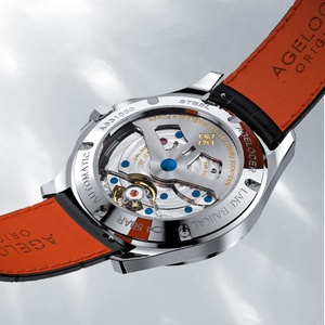Montre <span class=keywords><strong>AGELOCER</strong></span> Original Baikal pour homme, grand calendrier, montre mécanique automatique formelle pour affaires, cadeau d'anniversaire pour homme - Product Image 4