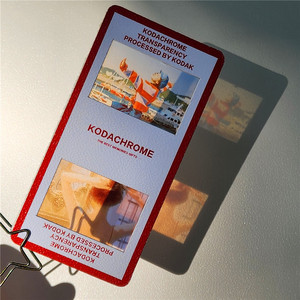 Vintage 2 Slot Reversal Film Style Card Custom Photo Projection <b>Bookmark</b> Personalized Handmade Craft Gift For Lover Friend - Product Image 3