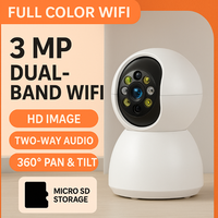 Caméra intelligente de haute qualité 3MP pour la maison, WiFi 5G double bande, surveillance à distance par application, alarme