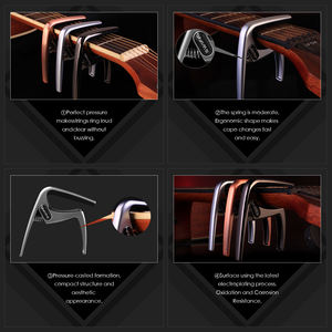 SWIFF-instrumentos <span class=keywords><strong>de</strong></span> cuerda para <span class=keywords><strong>guitarra</strong></span>, abrazadera <span class=keywords><strong>de</strong></span> precisión ajustable, capo con sintonizador incorporado - Product Image 3