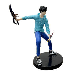 17CM <span class=keywords><strong>Manga</strong></span> Figurine <span class=keywords><strong>Solo</strong></span> Nivellement Vêtements Décontractés Sung Jin Woo Figura PVC Anime Figure Cadeau Jouets pour Adultes - Product Image 4