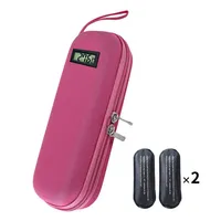 Sac isotherme portable pour insuline avec affichage numérique de la température, étui de voyage pour stylo diabétique, organisateur médical rigide en EVA
